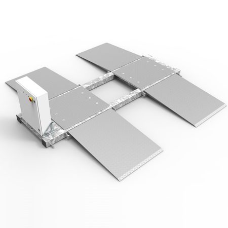 BM53000 mobile wheel play detector - 3D illustration
